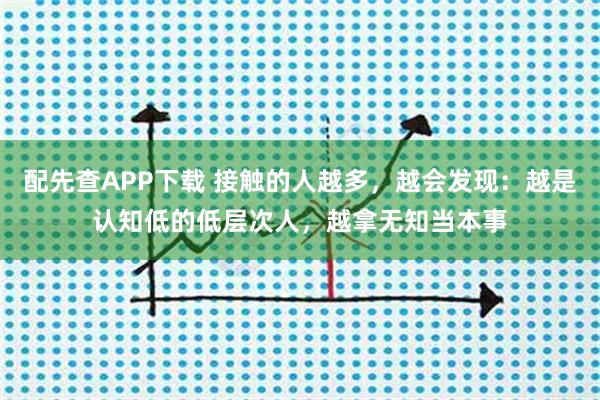 配先查APP下载 接触的人越多，越会发现：越是认知低的低层次人，越拿无知当本事