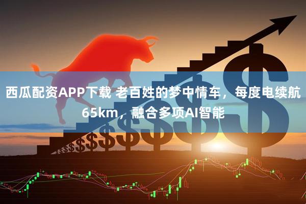 西瓜配资APP下载 老百姓的梦中情车，每度电续航65km，融合多项AI智能