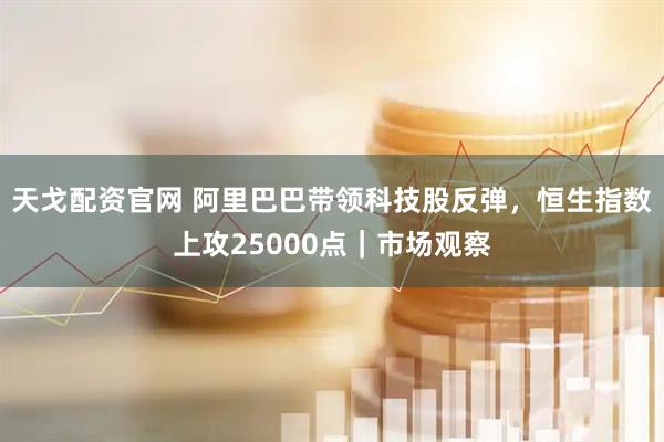 天戈配资官网 阿里巴巴带领科技股反弹，恒生指数上攻25000点｜市场观察